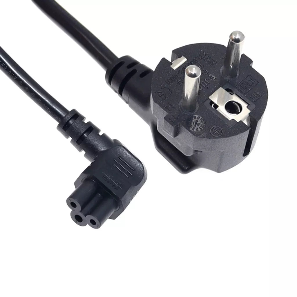 EU Plug to C5 Power Cable - 1M Euro Mains Lead with C5 Connector - EGY Technology